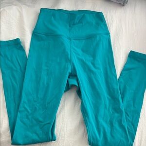 Vibrant Teal High-Rise Leggings